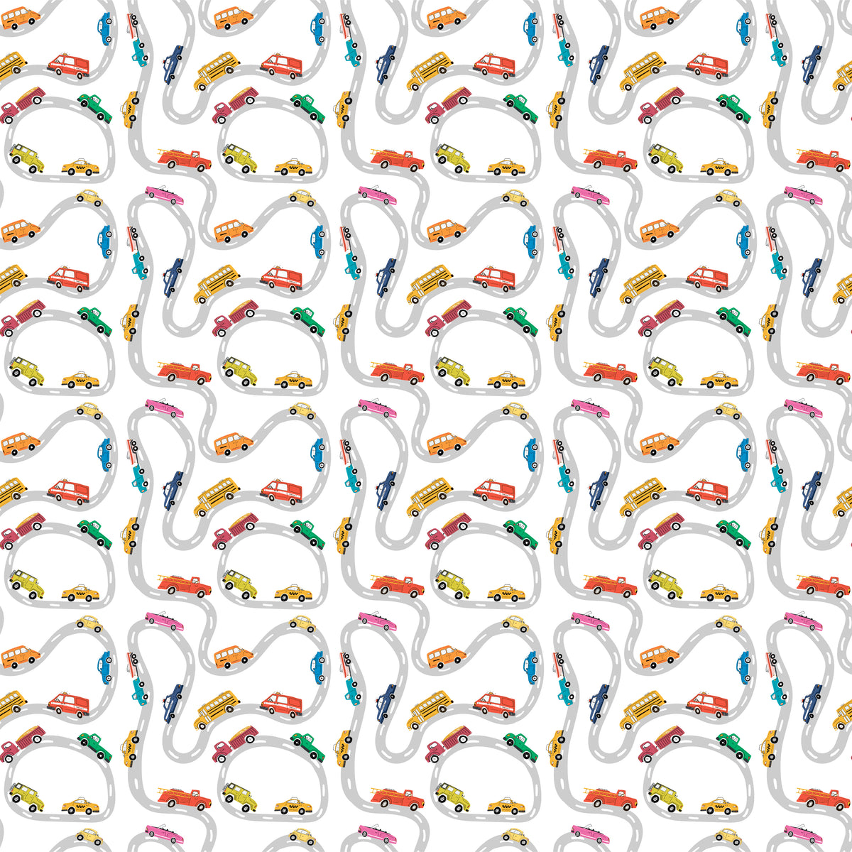 (25) Car Tracks 30cm x 30cm – T & L Vinyl