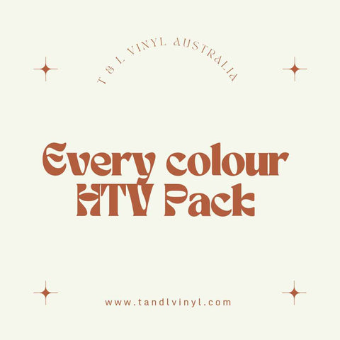 HTV (Heat Transfer Vinyl) Every Colour Pack
