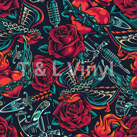 Red Roses 20 oz Sublimation wrap (338)