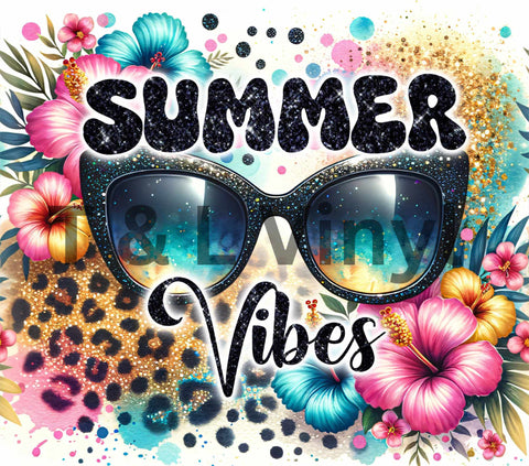 Summer Vibes 20 oz Sublimation wrap (345)