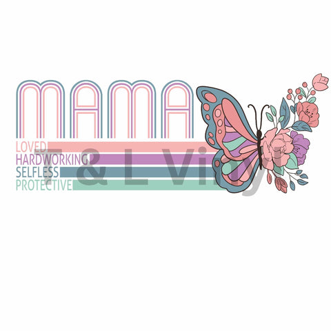 Mama Butterfly Sublimation Prints 26