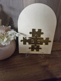 Puzzle Piece Mum Sign 21cm by 15cm