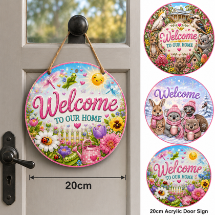 20cm Welcome Signs Sublimation