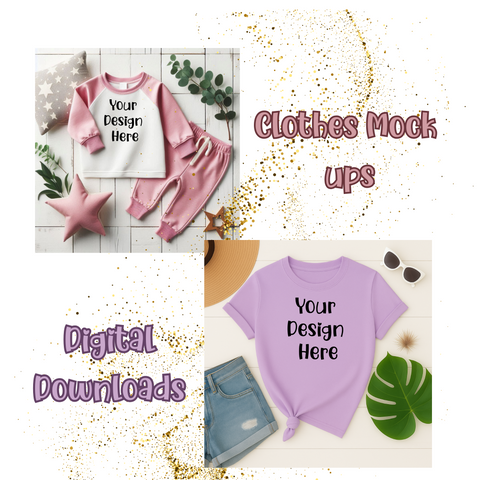 Digital Clothes Mock ups
