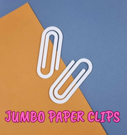 Jumbo Paper Clips - Acrylic