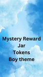 Mystery Tokens for Reward Jars 15 pack (Boy Theme)