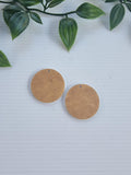 Acrylic Earrings Large Big Circle