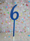 Cake Topper - Number 6