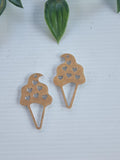 Acrylic Earrings Ice Cream