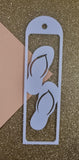 Thongs Acrylic Bookmark  with tassel