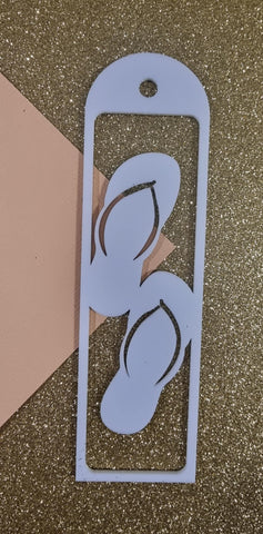 Thongs Acrylic Bookmark  with tassel