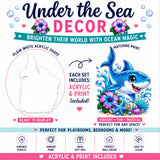 Acrylic Under the Sea Blanks – Perfect for Sublimation