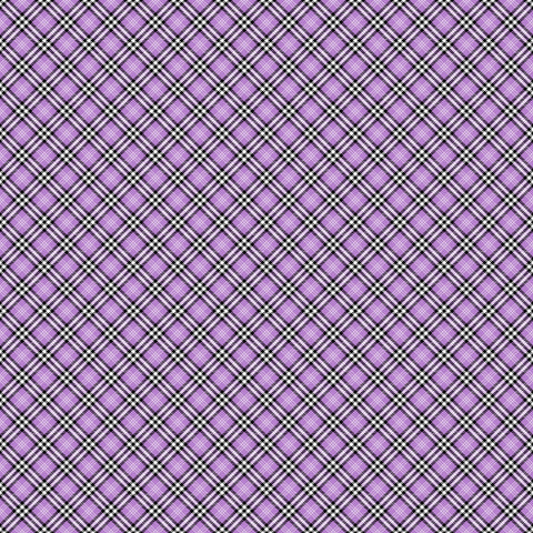 (108) Light Purple Plaid 30cm x 30cm