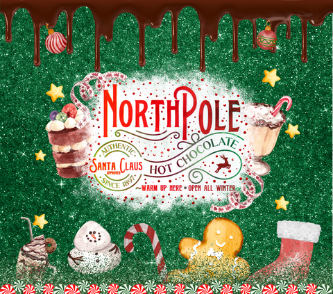 North Pole 20oz Vinyl Wrap (154)