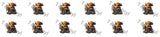 1182 Highland Cow Milestone Sublimation (Perfect for our acrylic Milestone disc 12cm)
