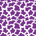 (129) Purple Cow pattern Print 30cm by 30cm