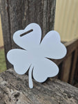 Blank 4 leaf Clover Bag Tag
