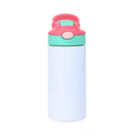 12oz Straight cute Sippy cup kids tumbler