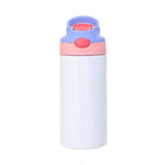 12oz Straight cute Sippy cup kids tumbler