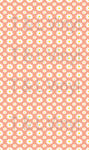 Peach Flower Blank Sublimation Sheet 143