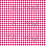 (149)  Country Pink Plaid Print 30cm x 30cm