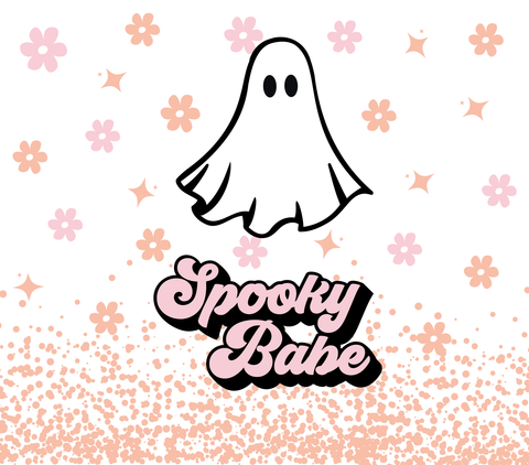 Spooky Babe 20 oz Sublimation wrap (108)