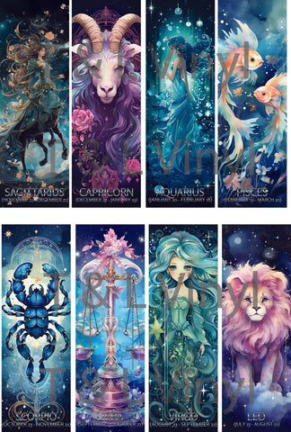 Zodiac Bookmark Sublimation Sheet 161