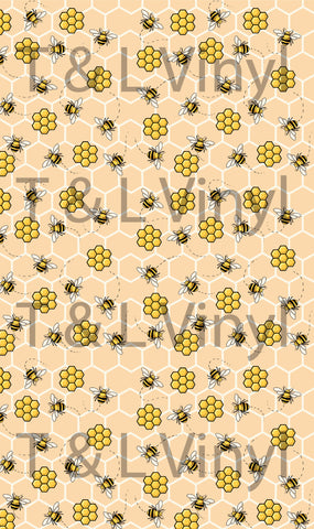 Honey Bees  Blank Sublimation Sheet 166