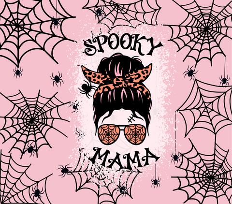 Spooky Mama 20 oz vinyl wrap (107)