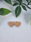 Acrylic Earrings Heart topper