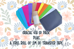 ORACAL 651 Permanent Vinyl Pack FREE 2m Transfer Tape
