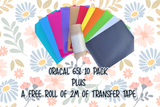 ORACAL 651 Permanent Vinyl Pack FREE 2m Transfer Tape