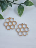 Acrylic Earrings Honey Flower