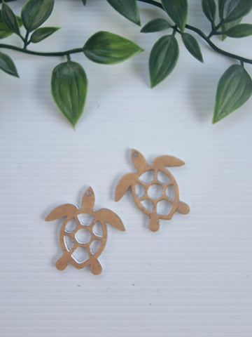 Acrylic Earrings Turtle