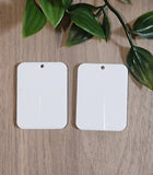 Acrylic Earrings - Large Rectangle