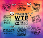 I Whisper WTF 20 oz Sublimation wrap (206)