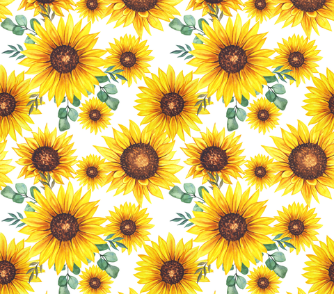 Bright Sunflowers 20oz Vinyl Wrap (159)