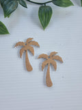 Acrylic Earrings Palm Tree