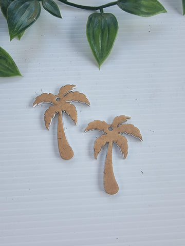 Acrylic Earrings Palm Tree