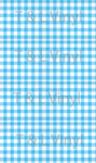 266 Light blue gingham Blank Sublimation Print