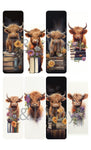 Highland Cow Bookmark Sublimation Sheet 294