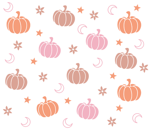 Pumpkin Pastel 20 oz Sublimation wrap (104)