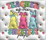 (3) Teacher Easter 20oz Vinyl Wrap