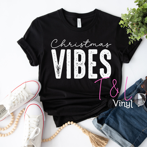 1052 DTF Christmas Vibes   - Adult Print