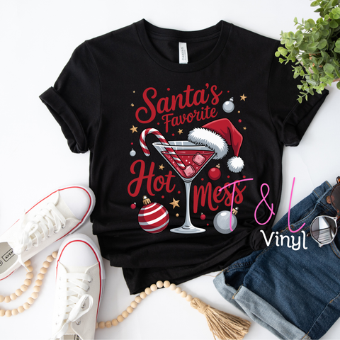 1080 Santa's Hot Mess  DTF - Adult Print