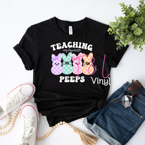 323 DTF Teaching my favourite peeps Adult shirt