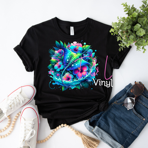 437 DTF Stingray  print