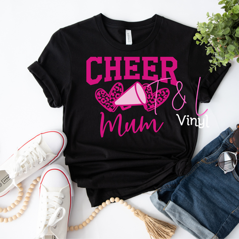 714 DTF Cheer Mum prints