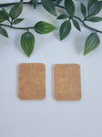 Acrylic Earrings Large Rectangle