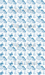 322 Blue Butterflies Blank Sublimation Print